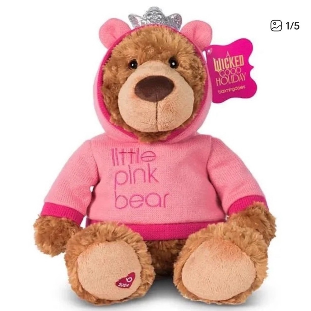 Wicked x Bloomingdale’s Little Brown Bear Wicked special edition Glinda bear